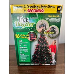 Tree Dazzler LED Christmas Tree Light Show 16 Colors & Patterns BulbHead Remote